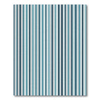 Aqua Indigo Multiline Stripe Rug
