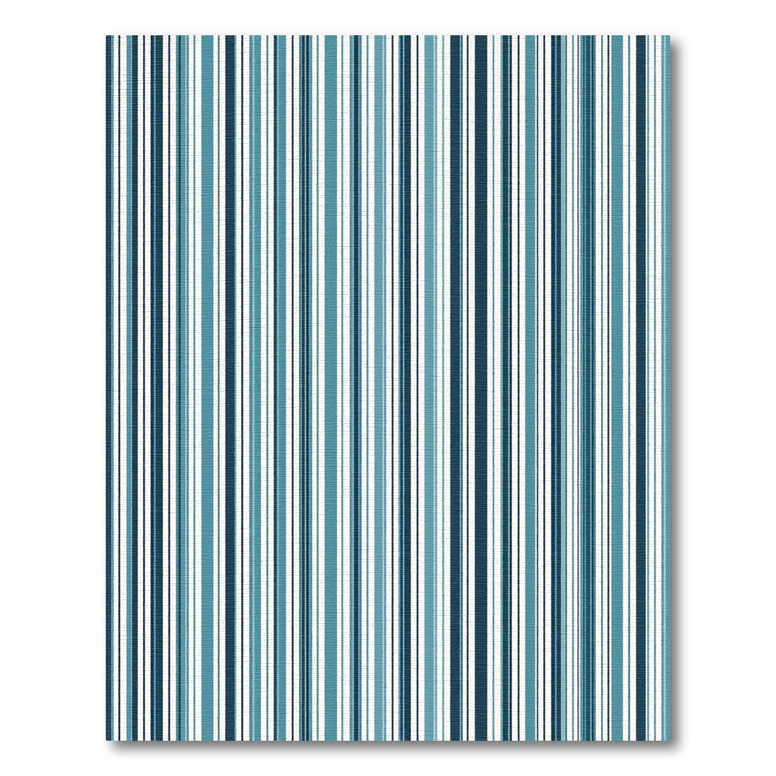 Aqua Indigo Multiline Stripe Rug