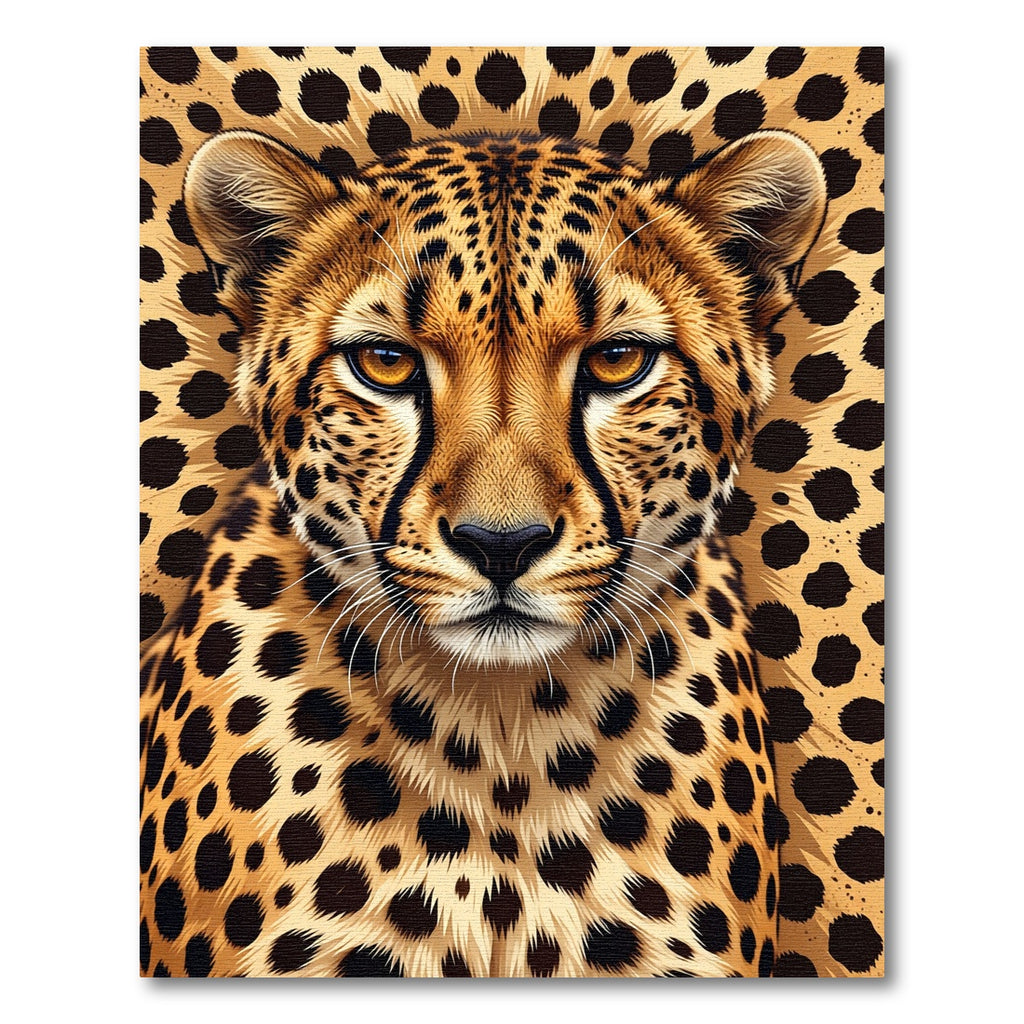 Golden Cheetah Spots Close Up Rug