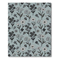 Monochromatic Floral Sprig Garden Rug