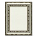 Classic Brown Cream Scroll Border Rug