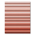 Coral Pink Layered Stripe Rug