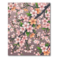 Pink Cherry Blossom Branch Accents Rug