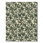 Elegant Sage Green Acanthus Vine Scroll Rug