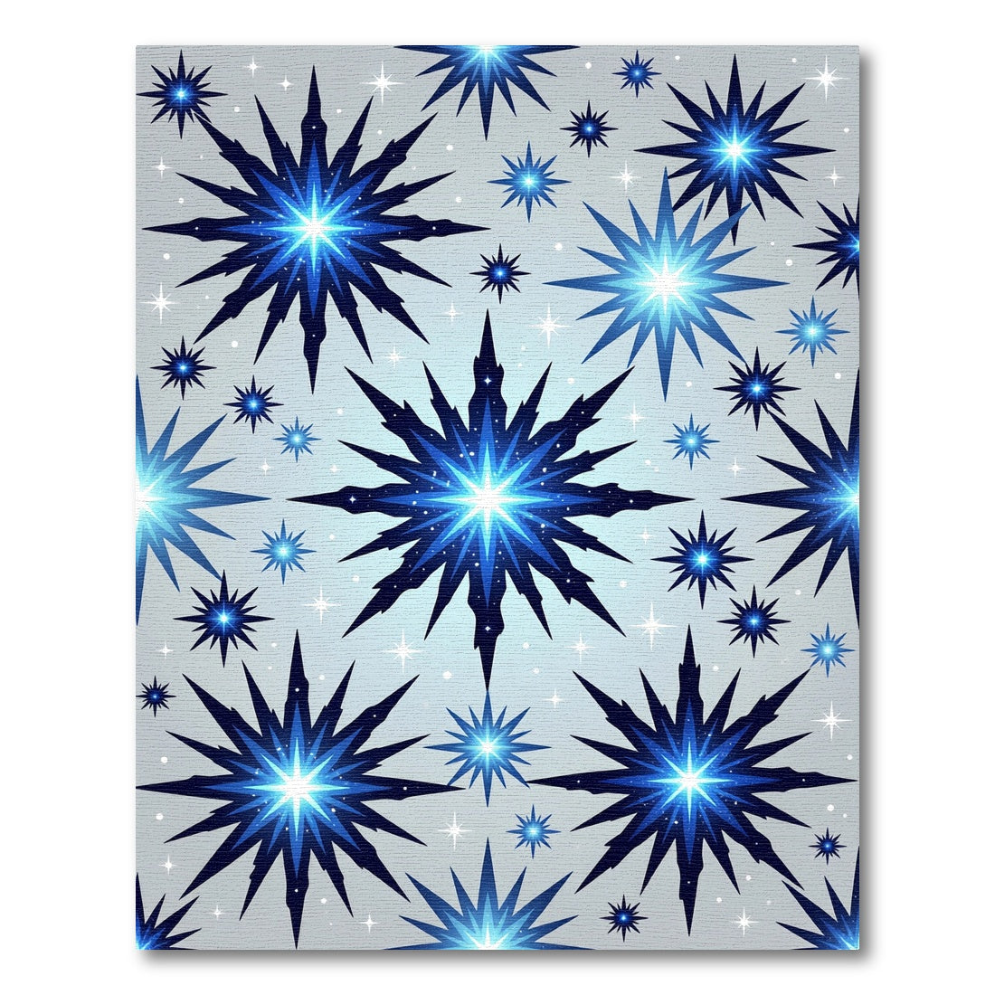 Midnight Blue Starburst Radiance Rug