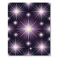 Purple Starburst Bursting Radiance Rug