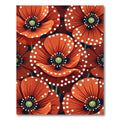 Bold Red Poppy Polka Dot Bloom Rug