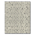 Minimalist Black Dot Dash Composition Rug