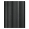 Monochromatic Vertical Stripe Statement Rug