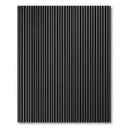 Monochromatic Vertical Stripe Statement Rug