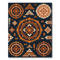 Celestial Sun Aztec Adobe Ornate Rug