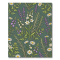 Botanical Lavender and Daisy Meadow Rug
