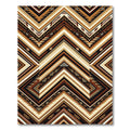 Earthy Toned Chevron Tribal Rug