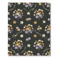 Purple Orange White Blossom Garland Rug