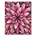 Vibrant Pink Floral Bloom Rug