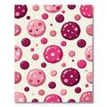 Berry Pink Polka Dot Scatter Rug