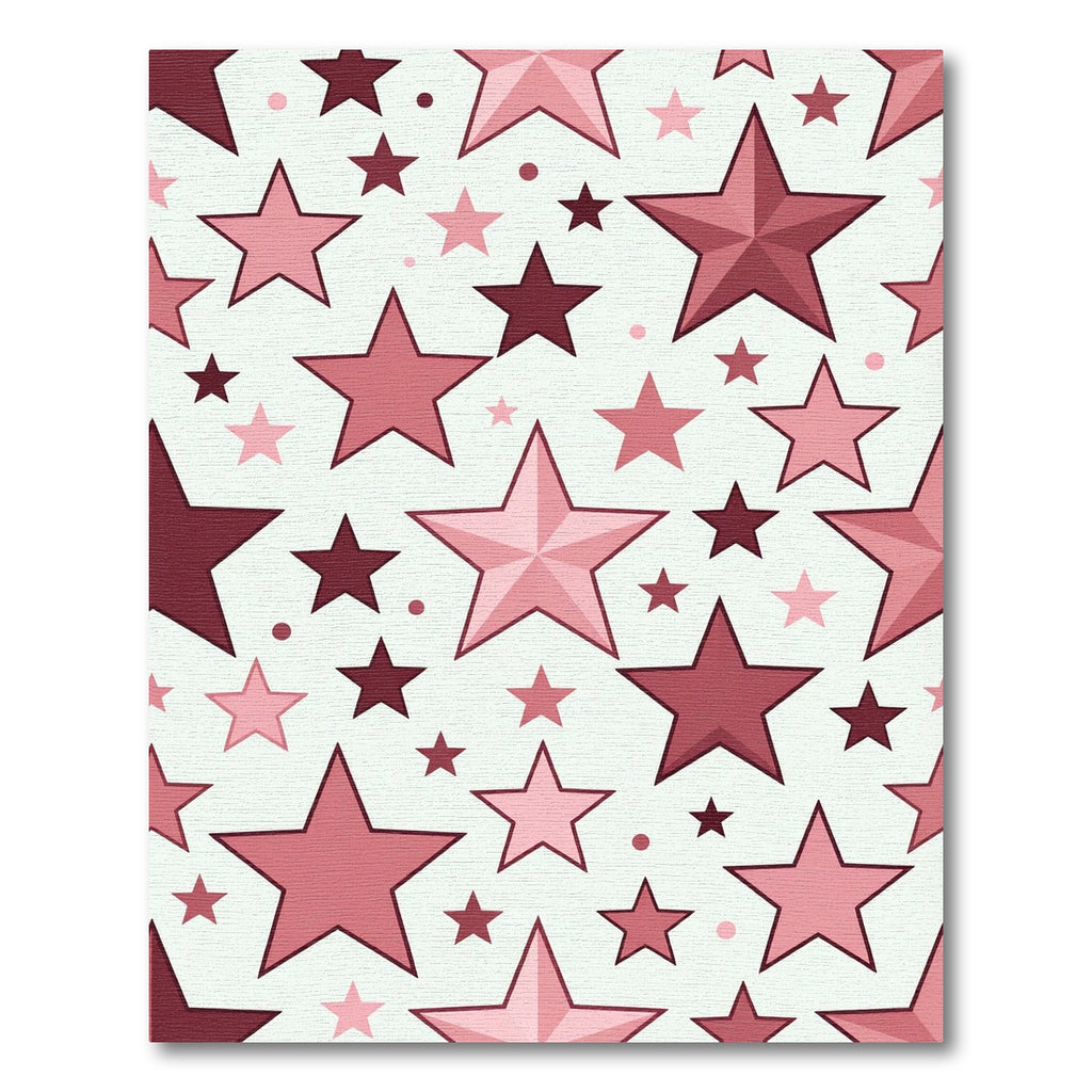 Pretty Pink Star Cluster Rug