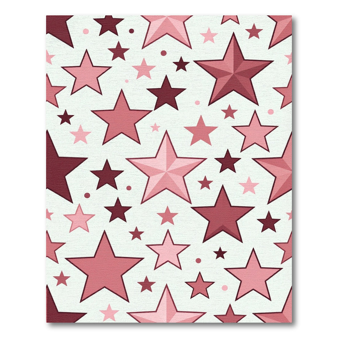 Pretty Pink Star Cluster Rug