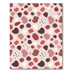 Terracotta Blobs Scattered Pattern Rug