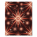 Retro Atomic Starburst Abstract Rug