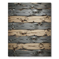 Rustic Gray Wood Grain Texture Rug
