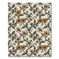 Vintage Floral Vine Cream Rug