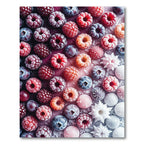 Berry Frost Gradient Floral Artistic Rug