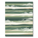 Earthy Hues Landscape Horizon Stripes Rug