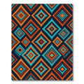 Navajo Diamond Geometric Sunset Rug