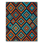 Navajo Diamond Geometric Sunset Rug