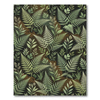 Verdant Fern Forest Woodland Rug