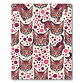 Spotted Lynx Circles Cream Rug