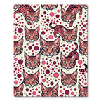 Spotted Lynx Circles Cream Rug