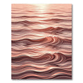 Coral Rose Water Waves Rug