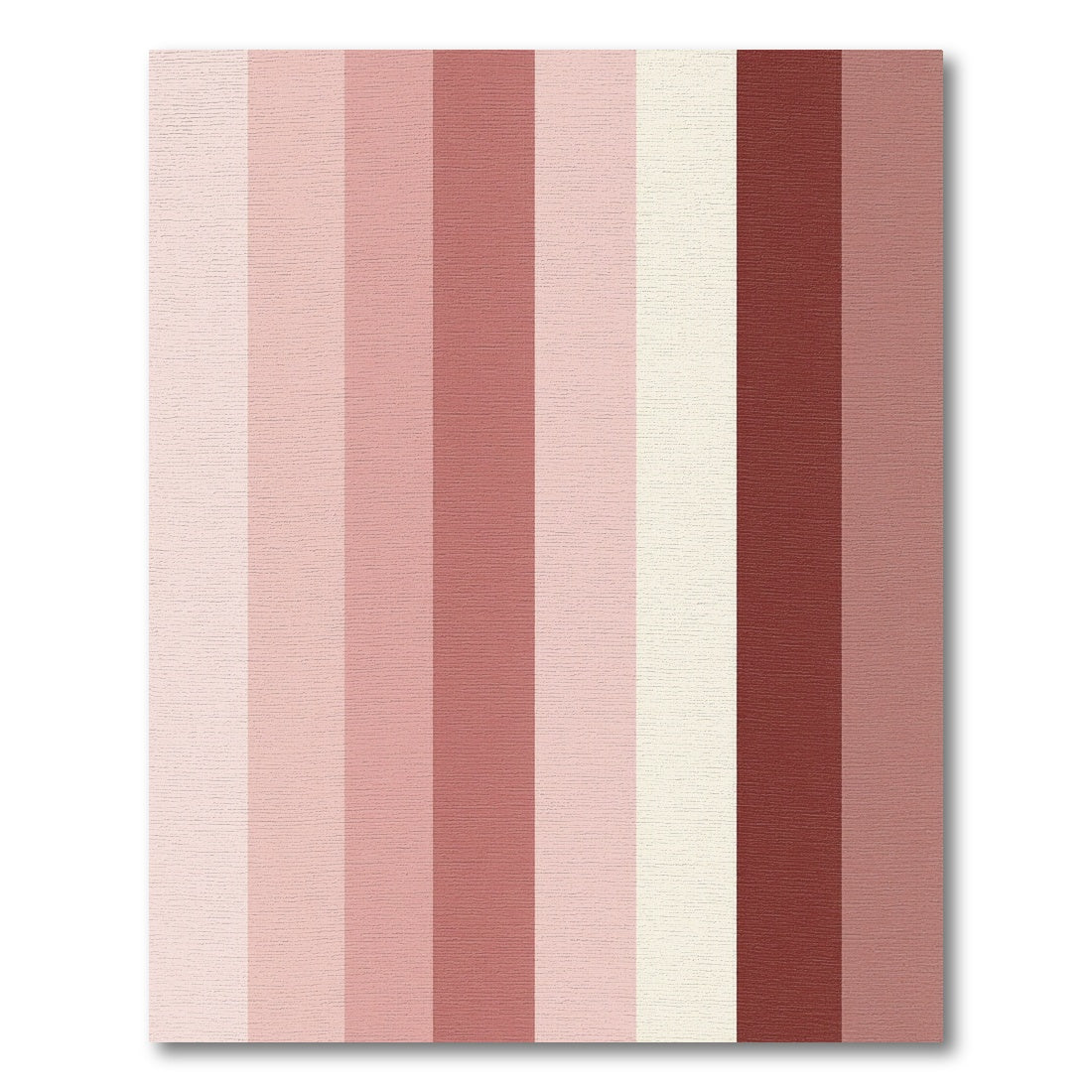 Pink Graduated Stripe Rug