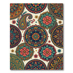 Vibrant Paisley Mandala Burst Rug