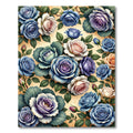 Vintage Rose Garden Collection Rug