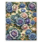Vintage Rose Garden Collection Rug