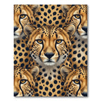 Golden Cheetah Spots All Over Rug
