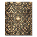 Elaborate Golden Acanthus Scroll Rug