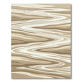 Neutral Abstract Wavy Sand Dune Rug