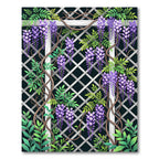 Wisteria Blossom Trellis Floral Art Rug