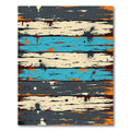 Distressed Wood Grain Stripe Rug