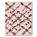 Crossed Cupid Arrows With Ribbons Rug
