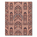 Archway Floral Medallion Coral Rug