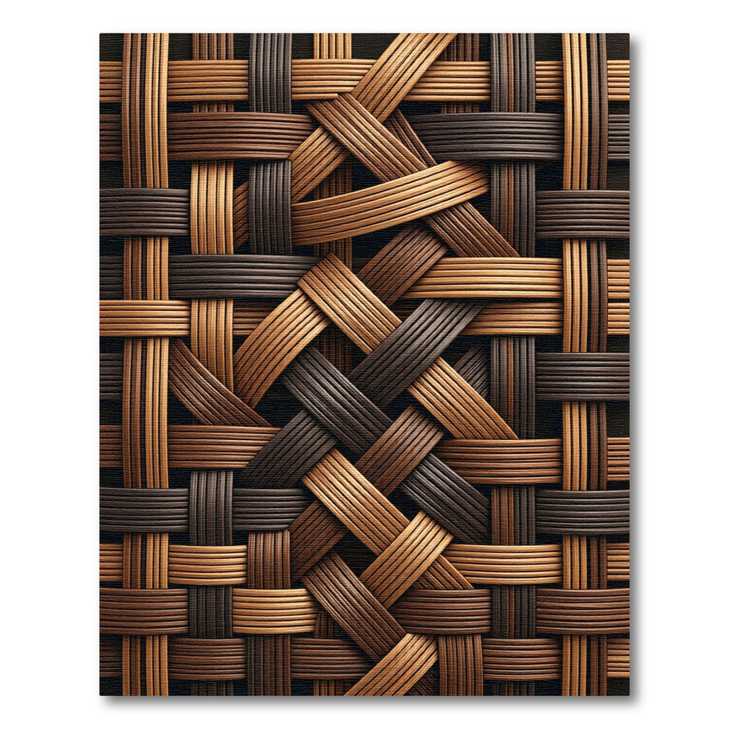 Woven Espresso Beige Texture Rug
