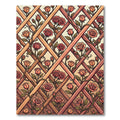 Rose Lattice Trellis Garden Rug