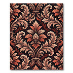 Baroque Floral Acanthus Vines Rug