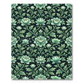 Jade Floral Vine Scrollwork Rug