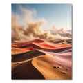 Desert Dunes Sunset Swirls Rug